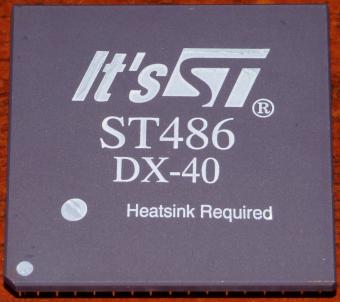 SGS-Thomson It's ST486 DX-40 MHz CPU (MD6J TL8BJUA H43113 HB70J4410 CLK11) cPGA-168, Sockel 2/3, Canada 1994